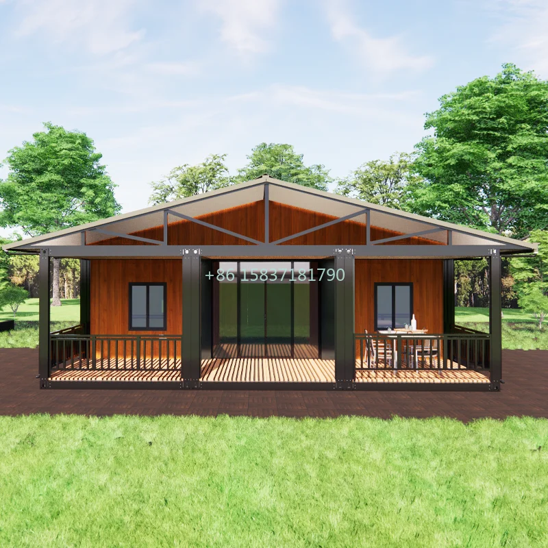 Container House Detachable Ready Shipping Extended Balcony Prefabricated Folding House Activity Villa Container House for Italy