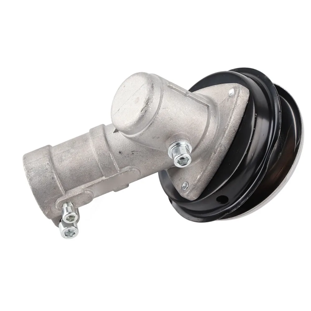 Durable Metal Brush Cutter Gearbox Universal Silver Replacement Gearbox 9 Teeth Compact Trimmer Gear Head