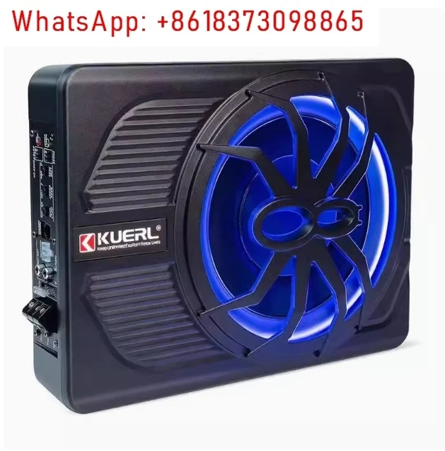 

10 Inch RMS120w Car Audio Subwoofer Under Seat DC12v Amplified Car Subwoofer Co-pilot Subwoofer with Amplifier Audio System
