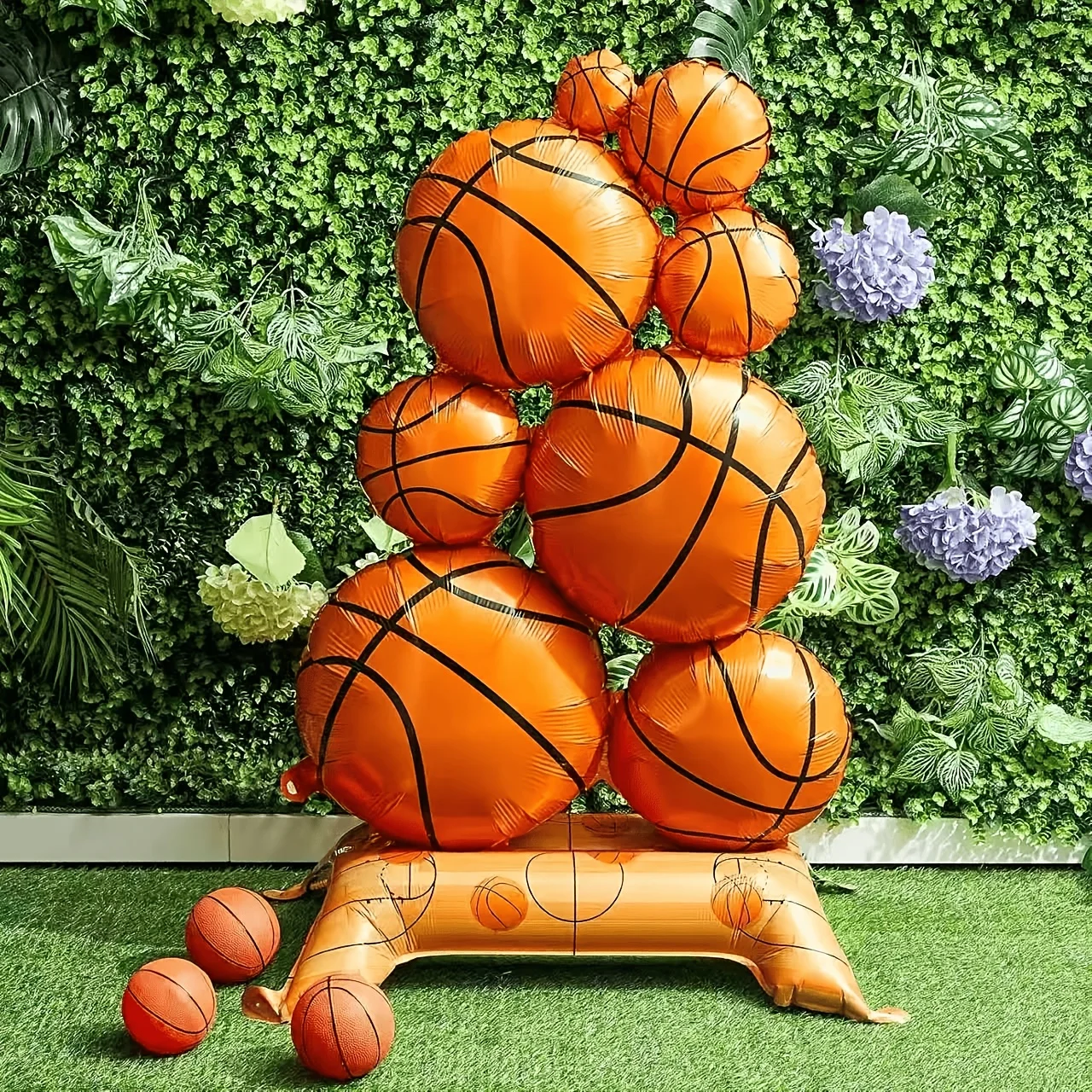 1/2Pcs Giant Self Standing Basketball Foam Balloons Sports ThemedParty Supplies Basketball Birthday Party Decoration