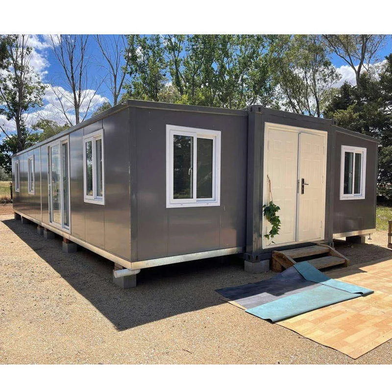 Modern Living 2 Bedroom Hotel Office Expanding Foldable Portable Mobile Homes Mobile Folding Prefab Expandable Container House