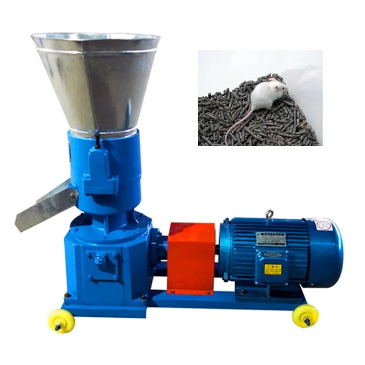 Animal chicken pig feed pellet making machine animal feed processing machines wood pellet mill