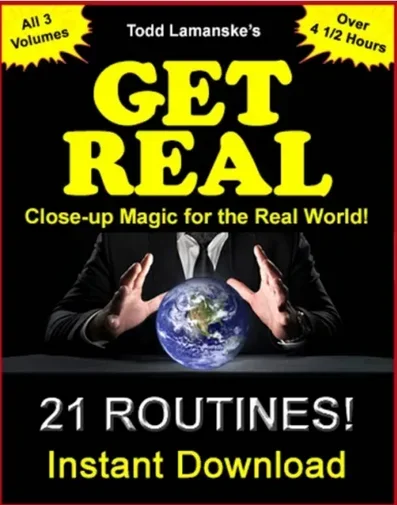 Get Real by Todd Lamanske vol 1-3 -Magic tricks