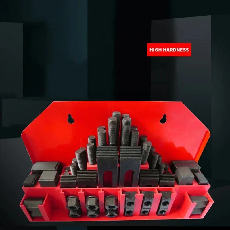58 pezzi M16 fresatrice kit morsetto di serraggio strumento vice accessori set di dispositivi universali piastra di pressione codice di gruppo ferro