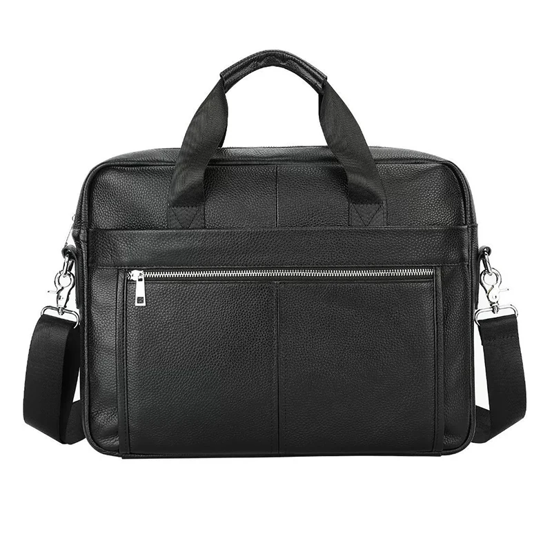 Valigetta in vera pelle strato superiore in pelle bovina da uomo vintage messenger business tracolla a tracolla borsa da ufficio per computer da 15,6 pollici