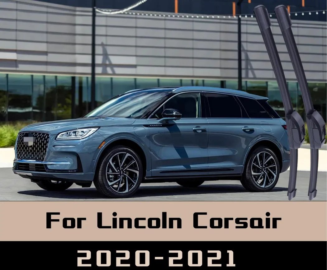 

2 шт. для Lincoln Corsair 2020-2021 стеклоочиститель передние щетки стеклоочистителя лобовое стекло щетки для окон без костей передние дворники