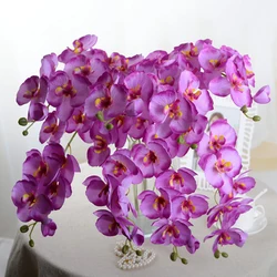 Simulation Flowers Hand-holding Home Decoration Plants Orchid Artificial Flowers Plastic Diy Accessories Party Supplies