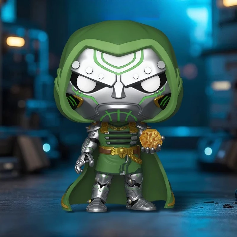 マーベル映画周辺機器ドクタードゥーム Q エディションハンサムな人格フィギュアモデルクリエイティブクールデスクトップ人形飾りギフト