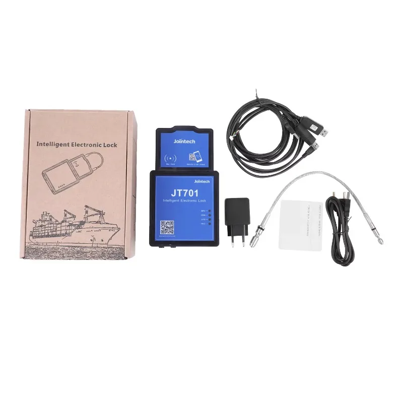 Waterproof GPS Tracker With Geofencing & Smart E-Lock For Container Truck & Trailer Tracking Via Android App JT 701