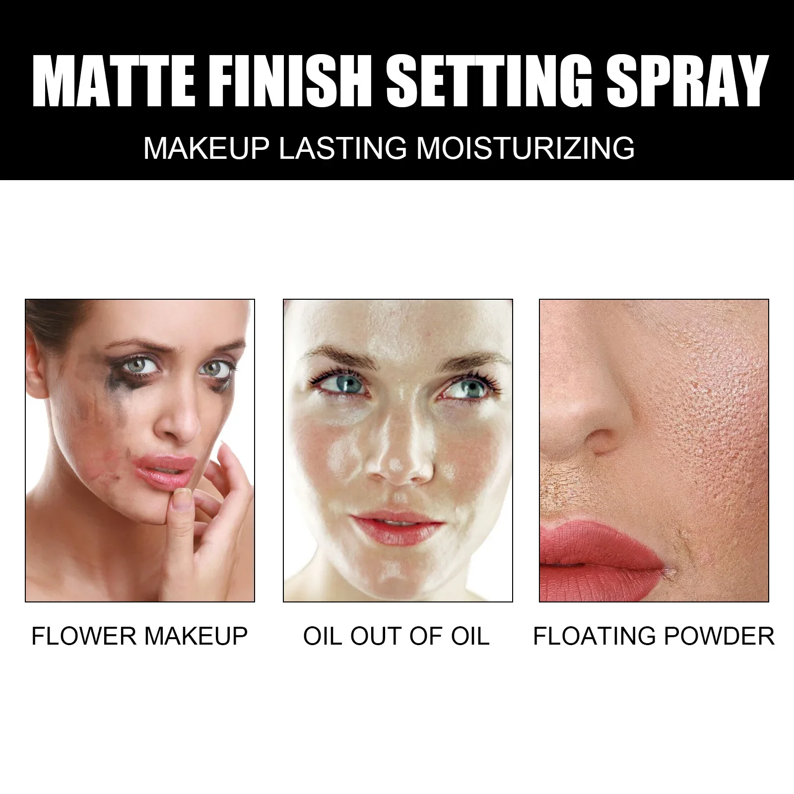 Sdatter Eelhoe Make-up Einstellung Spray mattes Finish wasserdicht langlebiges Öl Kontrolle erfrischend schnell Foundation Fixer machen u