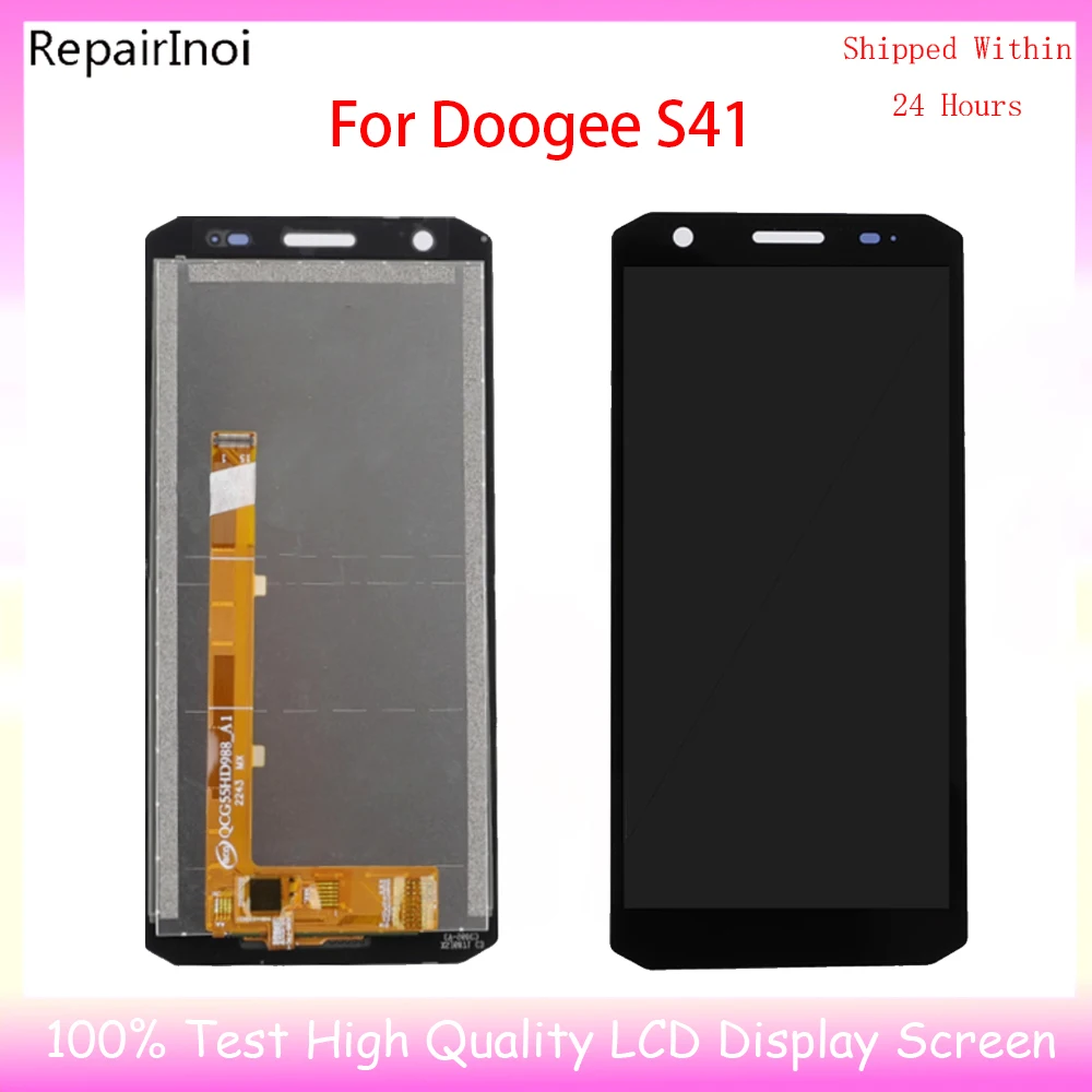 100% Tested LCD Display For Doogee S35 S41 Pro Max Plus S51 S55 S61 Lite LCD Touch Screen Digitizer Replacement Parts