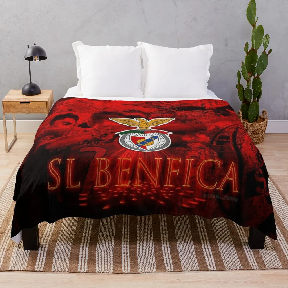 

SL BENFICA Throw Blanket Retros Weighted Picnic Blankets