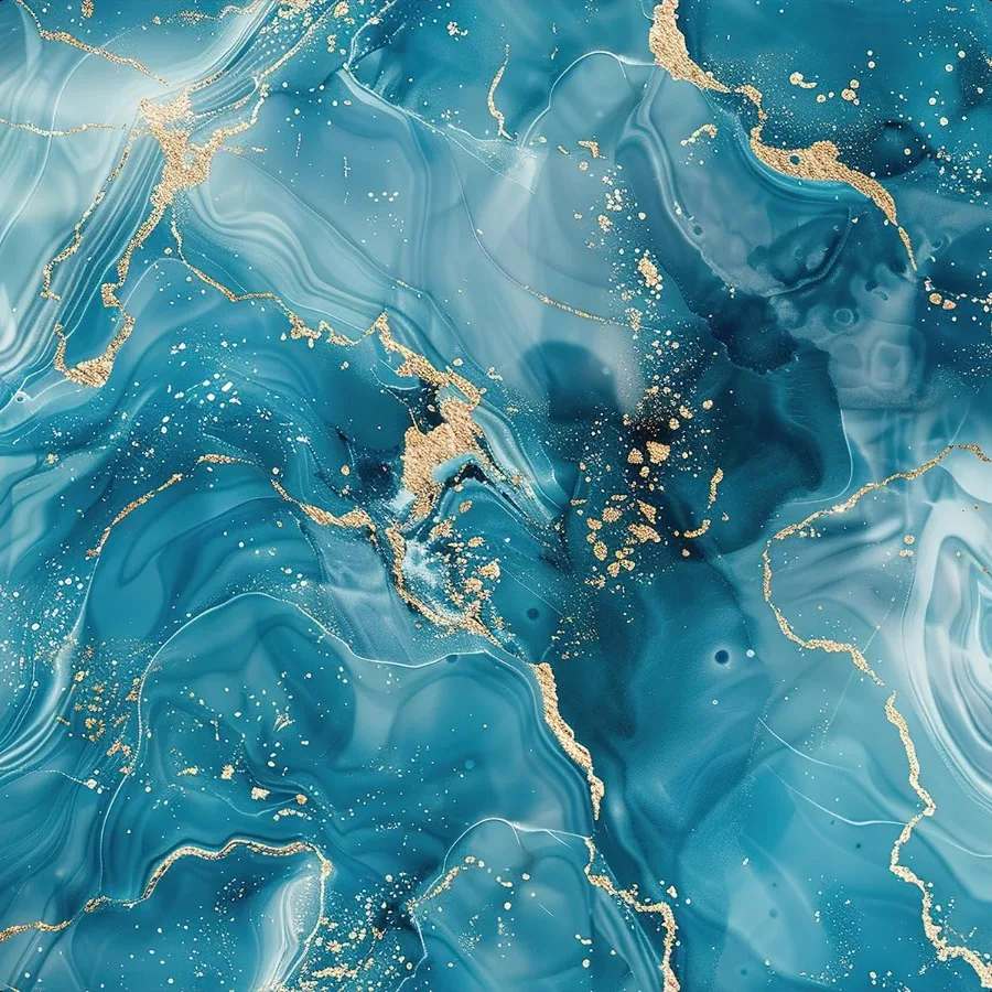 

Обои с мраморным узором синего золота, 17,71 x 118,1, водонепроницаемые и грязеотталкивающие виниловые съемные самоклеящиеся обои для кухни