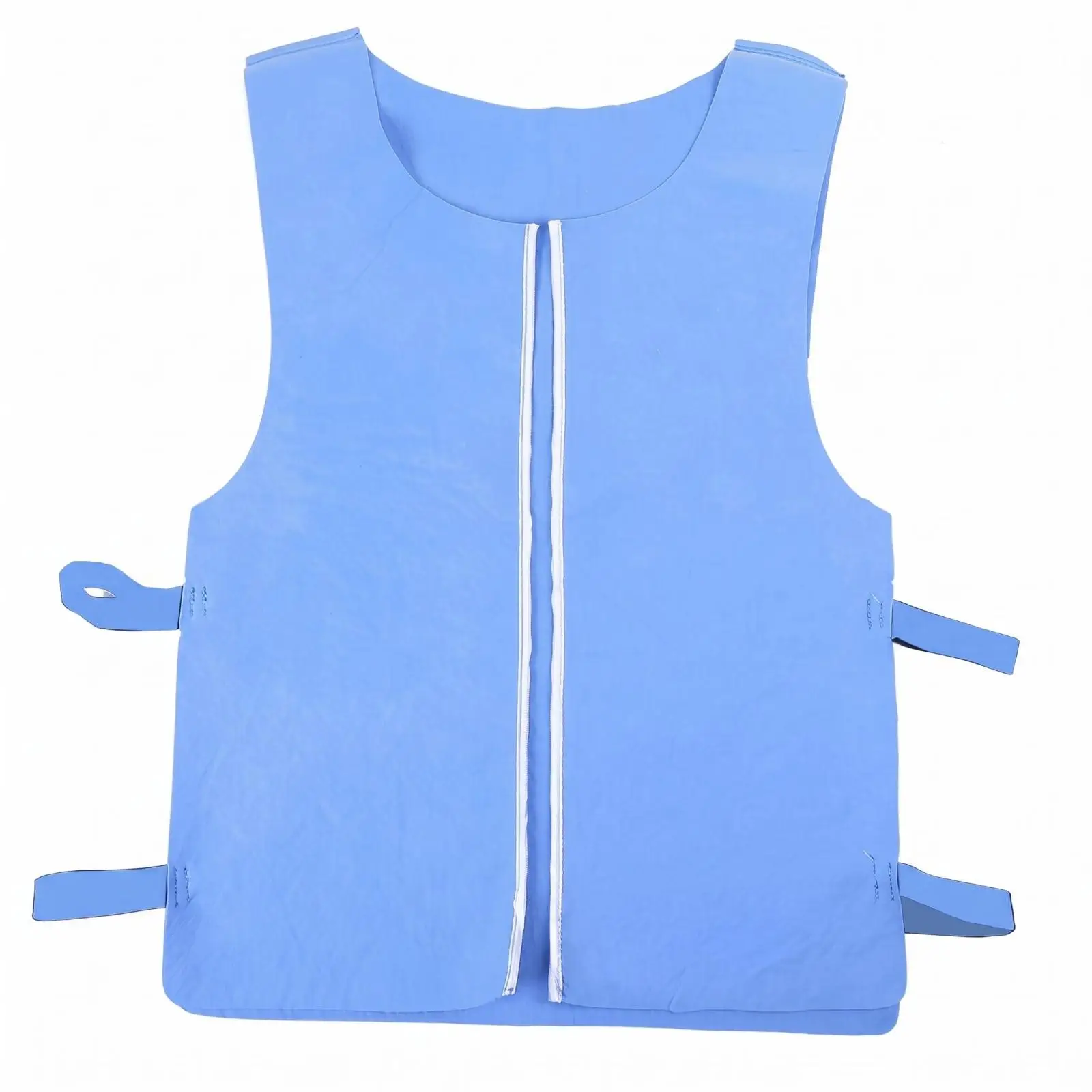 Adjustable Tie Front Cooling Vest Ice Activated Mesh Chiller Garment for Workers and Daily Use