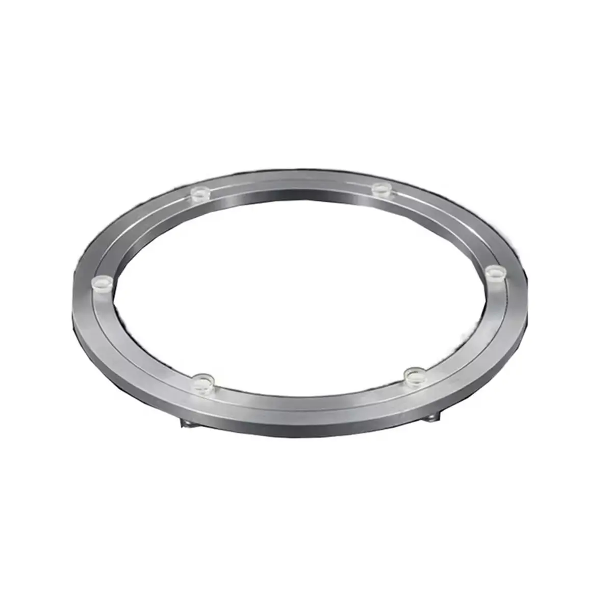 10/12 Inch Smooth Aluminum Table Turntable Quiet Effortless Access Rotating Bearing Base Large Load Bearing 12inch