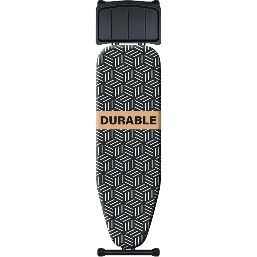 

caius Ironing Board with Steam Iron Rest 43"x13" Extra Thick Padded Cover Compact and Space Saver Iron Board Full Size Easy to