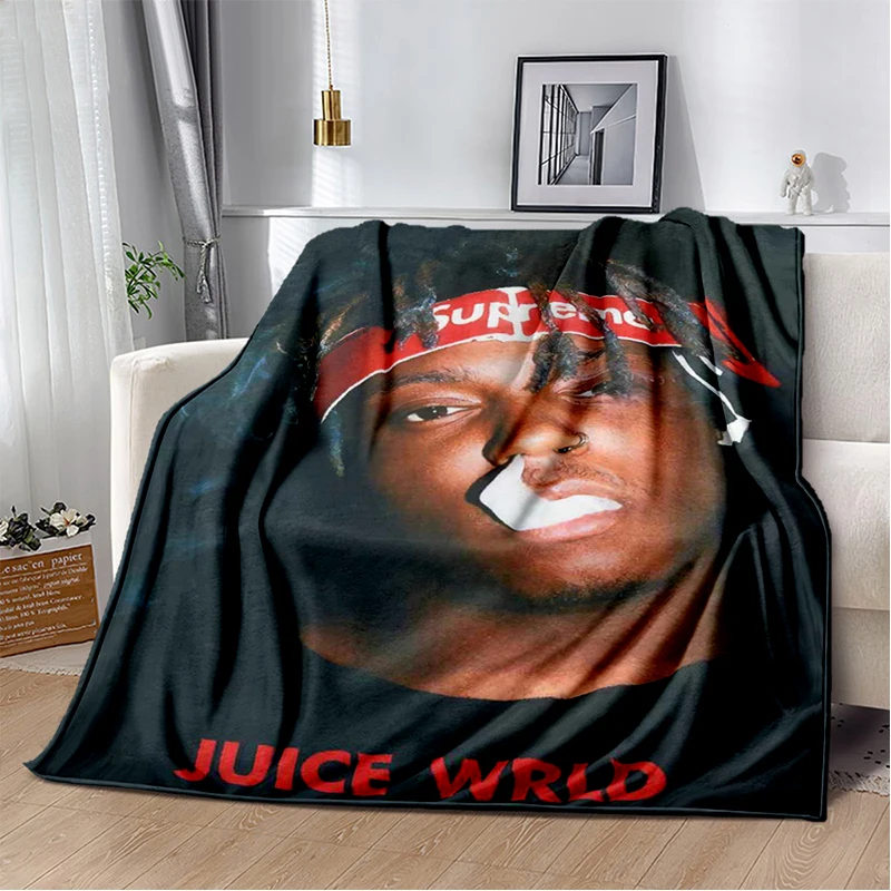 2025 New Style Juice WRLD 999 Legend Rapper Album Blanket,Soft Throw Blanket for Home Bedroom Bed Sofa Travel Cover Kid Gift