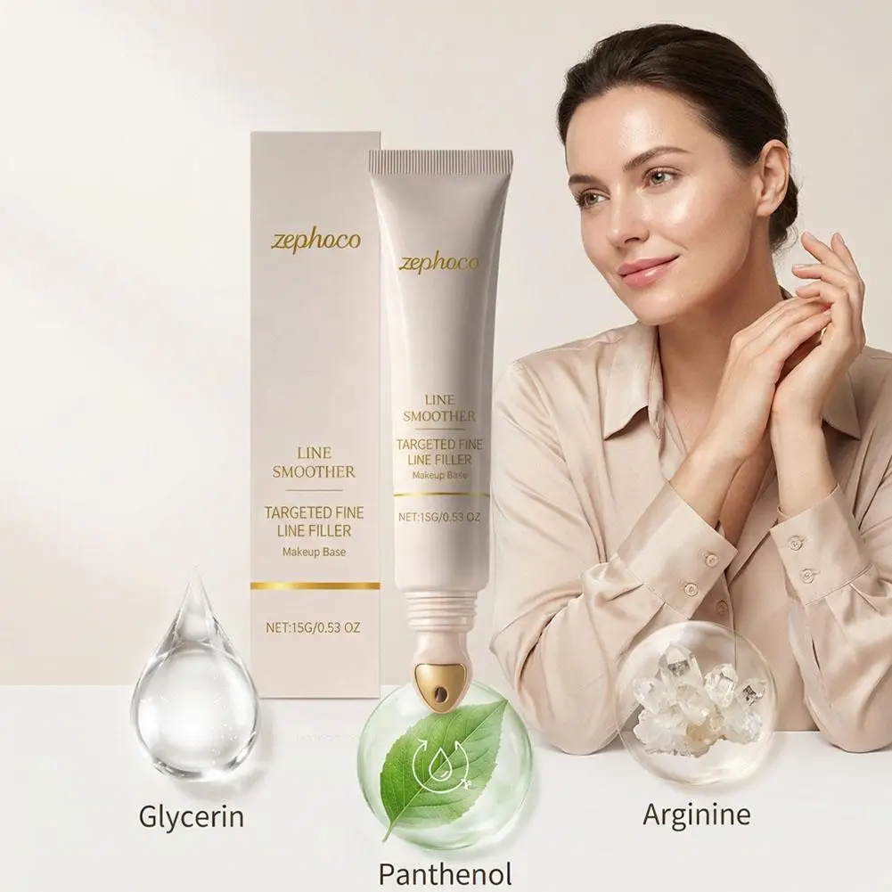 Targeted Fine Line Filler Makeup Base Cream Instant Smooth Wrinkle Pore Blur Primer Eye Bag Lifting Skin Care
