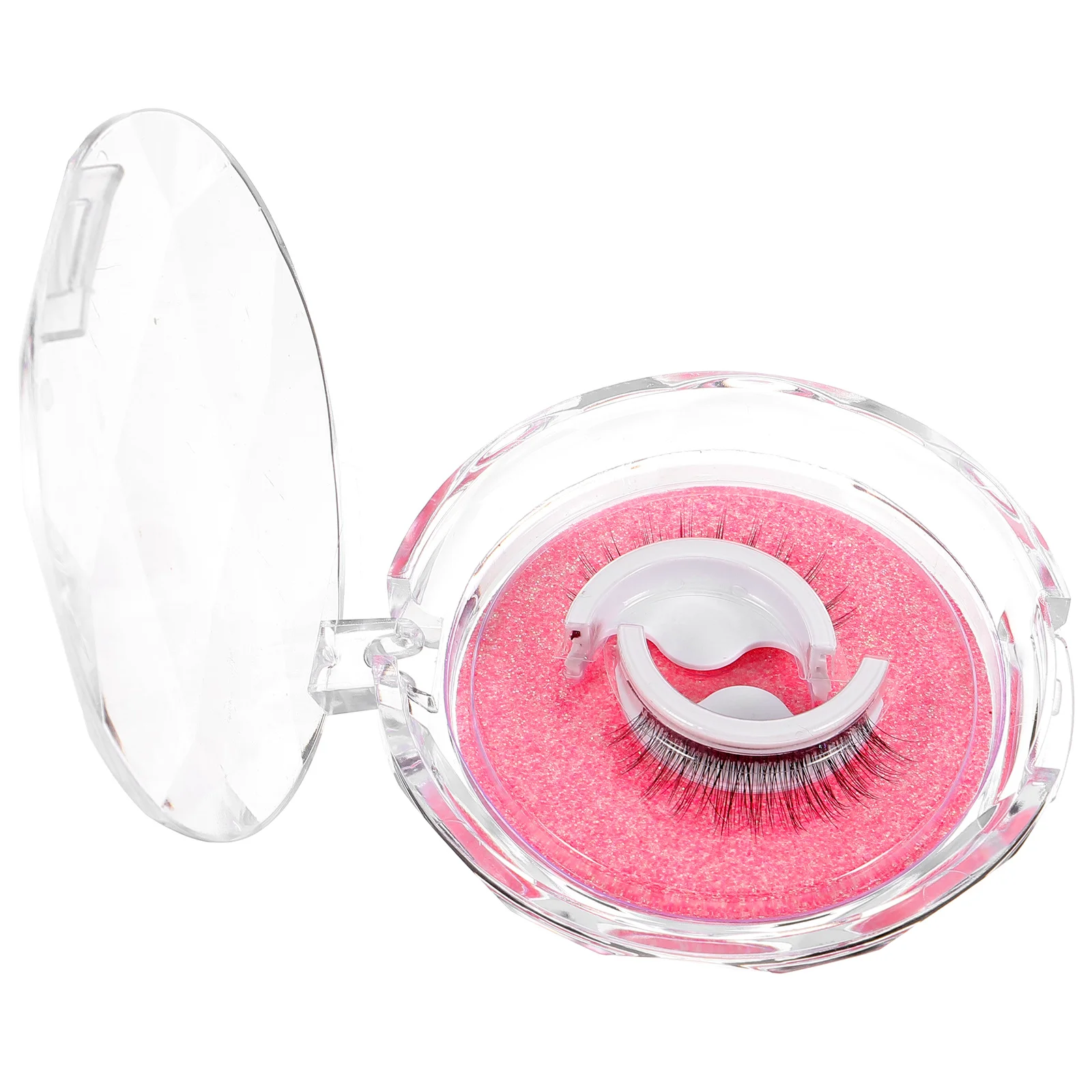 1 Paar selbstklebende falsche Wimpern, natürliche, langlebige Locken-Make-up-Wimpern, Cosplay-Augenzubehör, Verlängerungswimpern