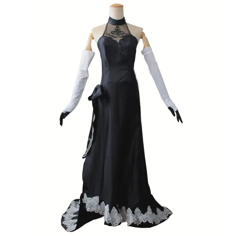 

qq6812017 Game Nier Automata 2B Cosplay YoRHa No 2 Type B Costumes Women Black Dress
