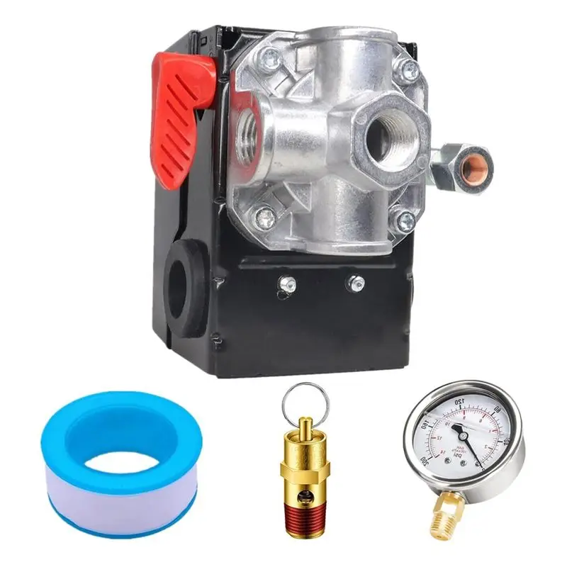 

ABAH-Z-AC-0746 / AC-0746 Замена реле давления для компрессора Porter Cable 135/110 PSI, 4 порта, 24 А