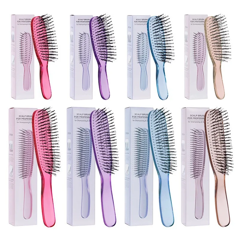 Professional Scalp Massaging Hairbrush For Wet And Dry Hair Detangler Comb For Men Women Shower Shampoo Hair Care Styling Volume