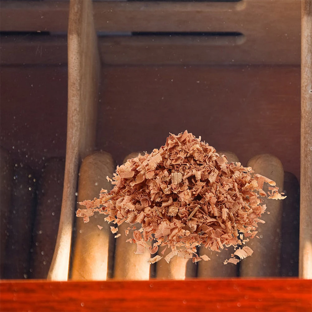 

2pcs 2 Bags 50g Natural Shavings for Humidors Boxes Preservation Humidity Case Cedar Chips Control