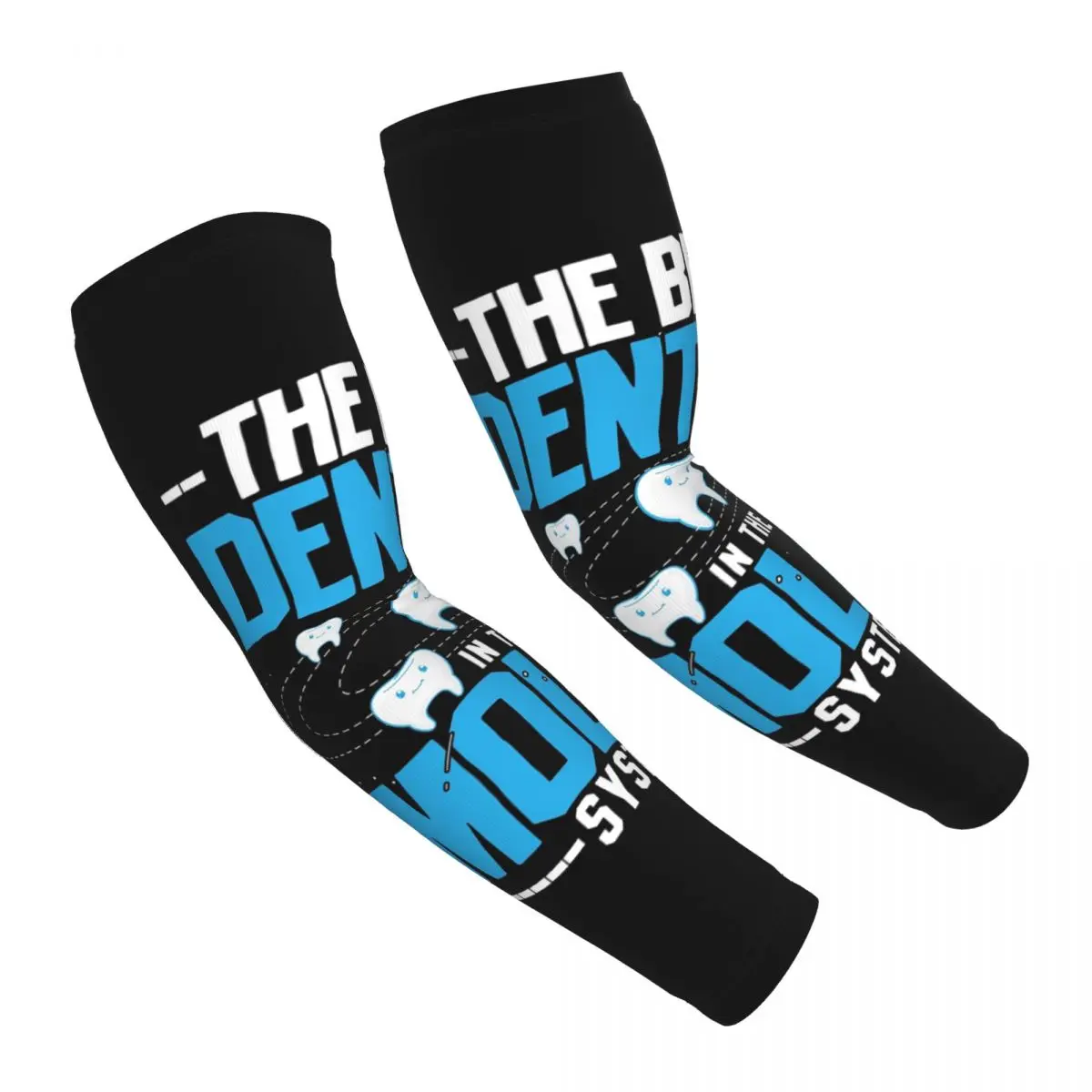 

Dentist Dental Hygienist Dental Dentistry Arm Sleeves Men Women Sun UV Protection Tattoo Cover Up Sports Cooling Cycling