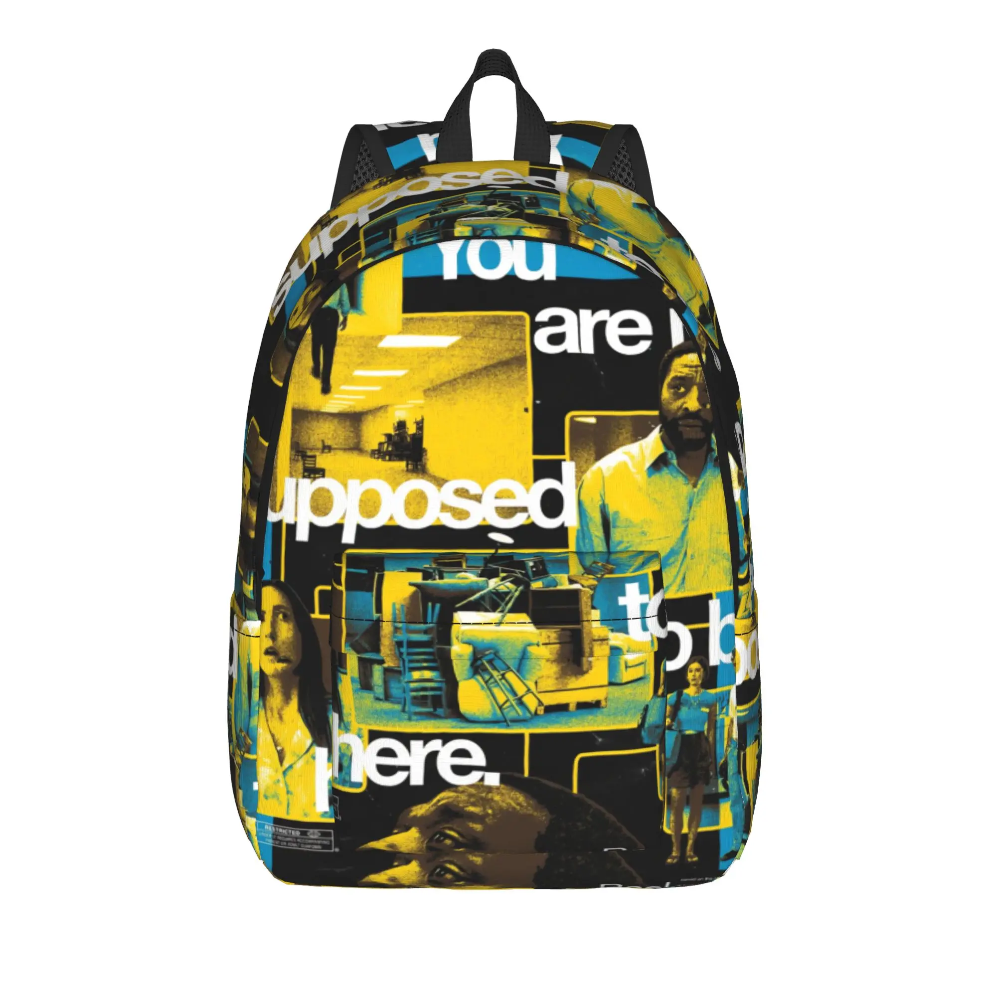 Backrooms Horror Movie 2026 Backpack  University Backpacks Boy Designer Soft School Bags Funny Rucksack