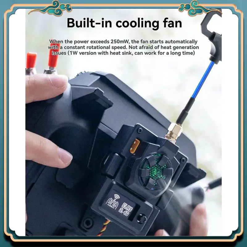 (جديد) - وحدة مايكرو TX V2 1 وات 2.4 جيجا هرتز لجهاز إرسال الراديو FPV بدون طيار كوادكوبتر نطاق محسن لتحسين استقرار الإشارة