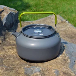 Water Kettle Portable Ultralight Titainum or Aluminum Camping Water Kettle Outdoor Coffee Pot Teapot Home Hiking and Picnic