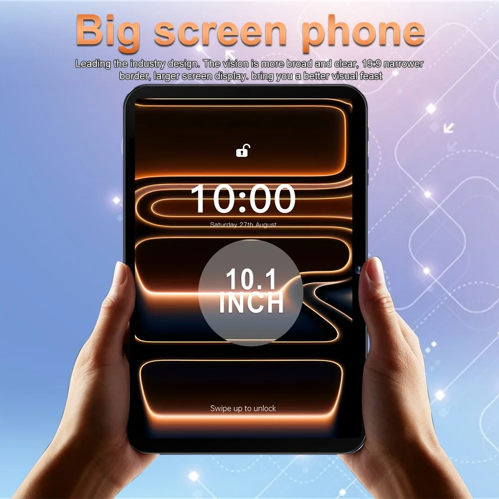 CHOTOG Pad 7s Pro Global Version Tablet 10.1 Inch Android 15 Tab PC 16+32MP Camera 10000mAh Battery Face Unlocked Wifi GPS Tablets For Children's Kids Gifts