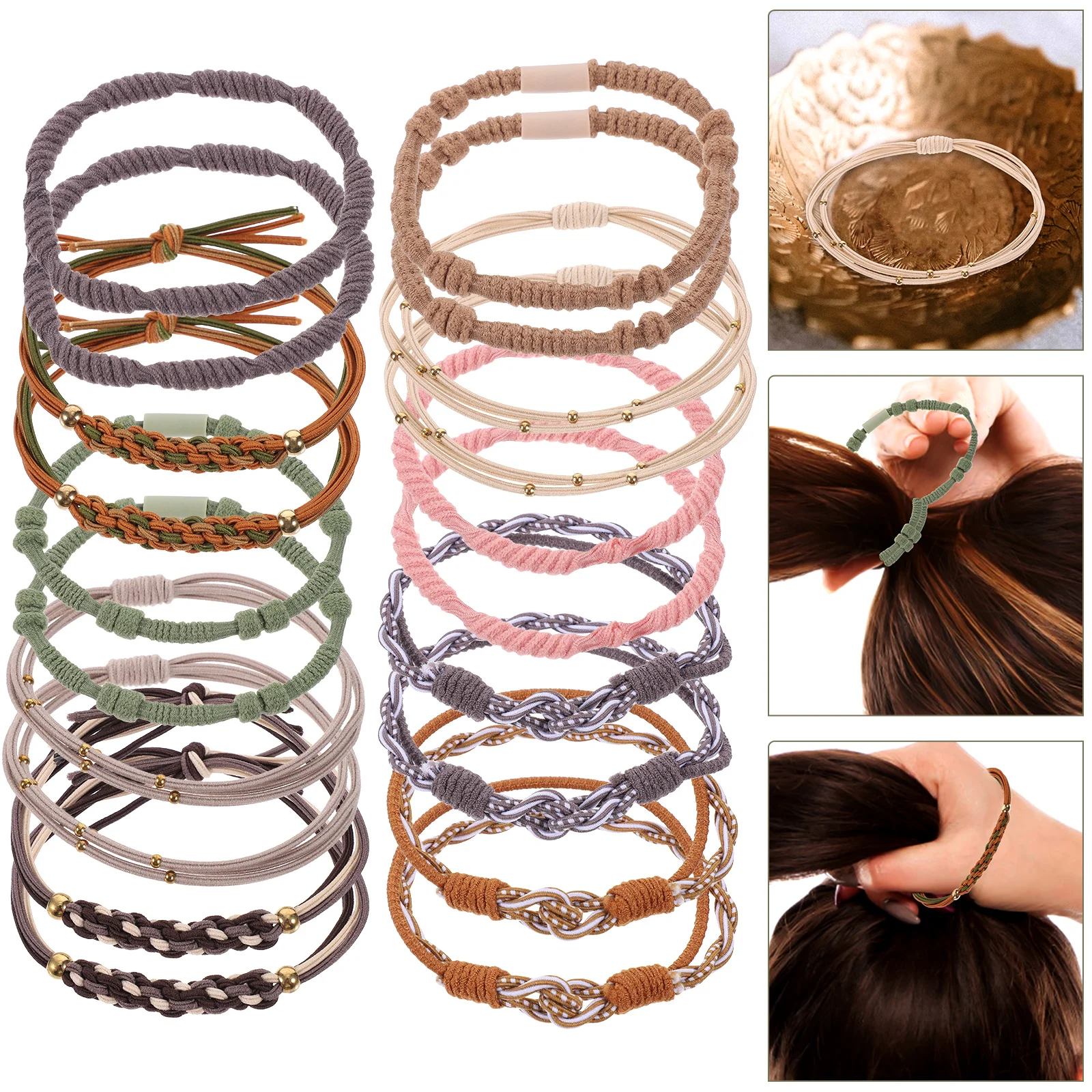

Tie High Elasticity Nylon Cuffs Ponytail Holders For Fine Ponytail Holders Accessories Thin Thick Hair Hair Ring