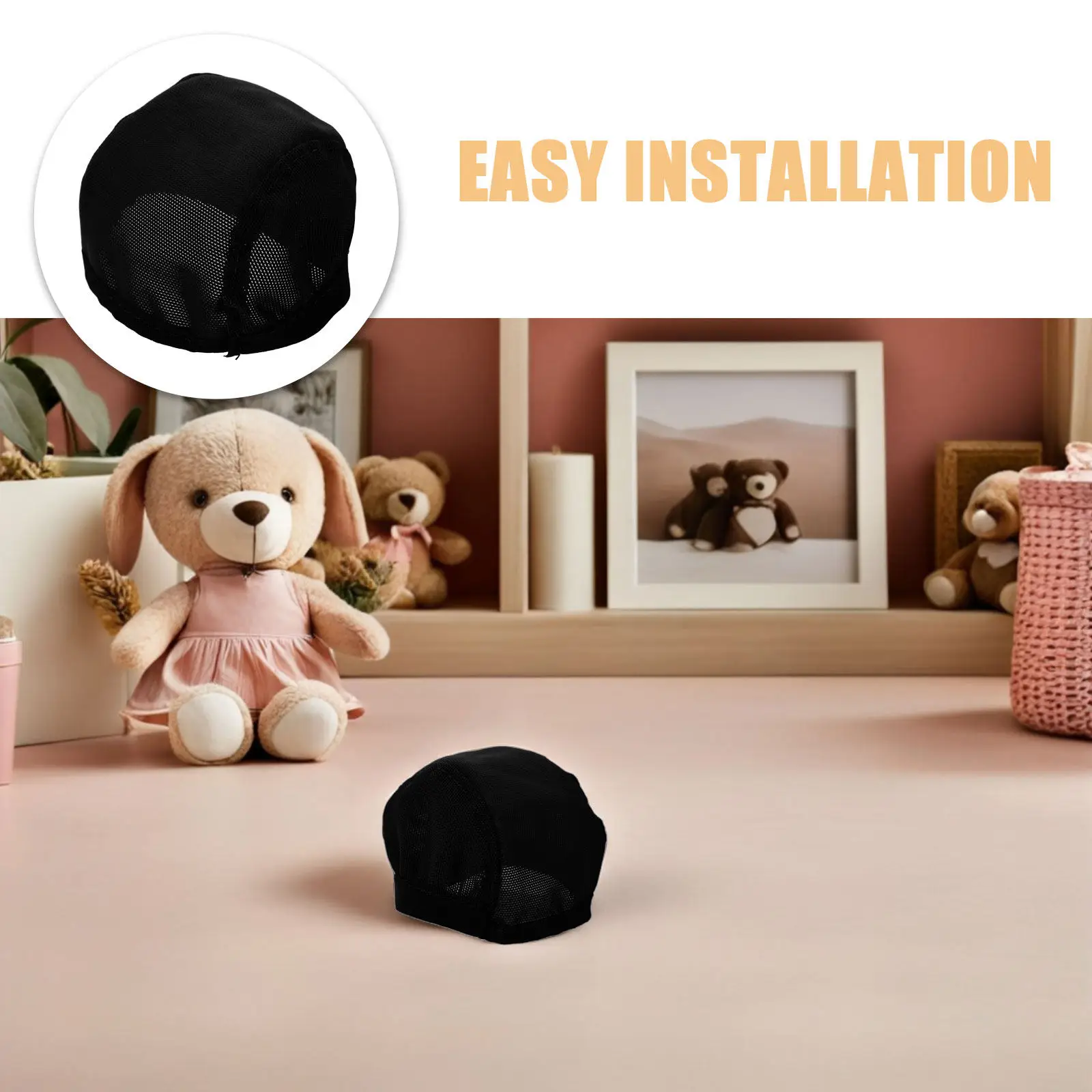 3Pcs Breathable Caps for DIY Mesh Hairnet 22-24Cm Head Circumference Base Cover Accessories Mini Top Hat