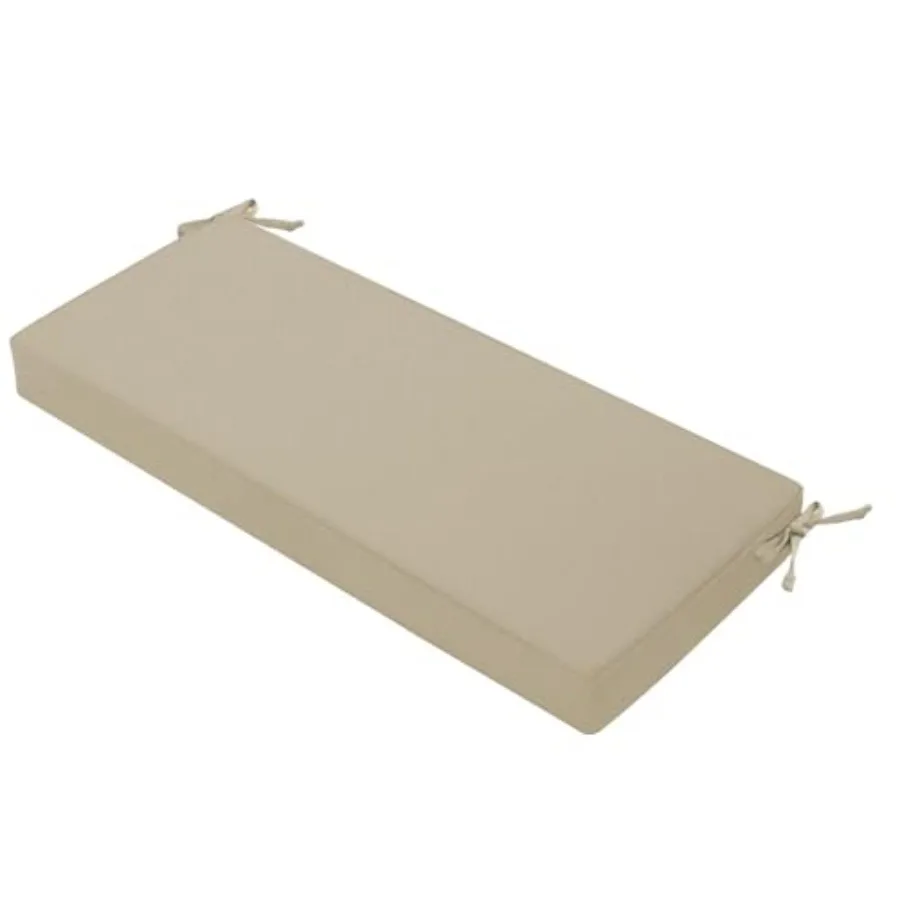 Outdoor Bench Cushion ch Waterproof Patio Furniture Cushions 3-Year Color Fastness Garden Sofa Settee Couch Swg Pads with Handl
