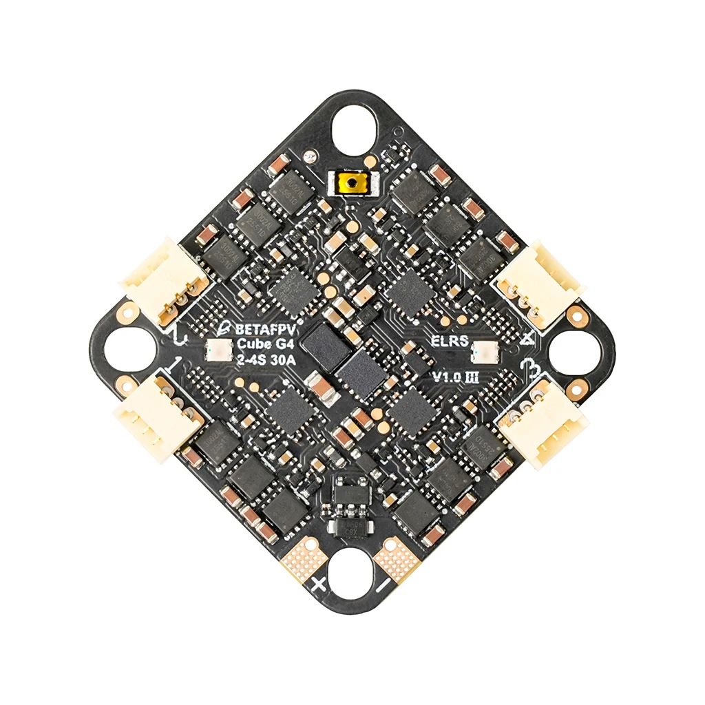 BETAFPV Cube G4 3IN1 AIO Flight Controller ExpressLRS 2.4GHz Built-in 30A 4-in-1 ESC 2.4G RX 2-4S  For FPV BWhoop Airplane