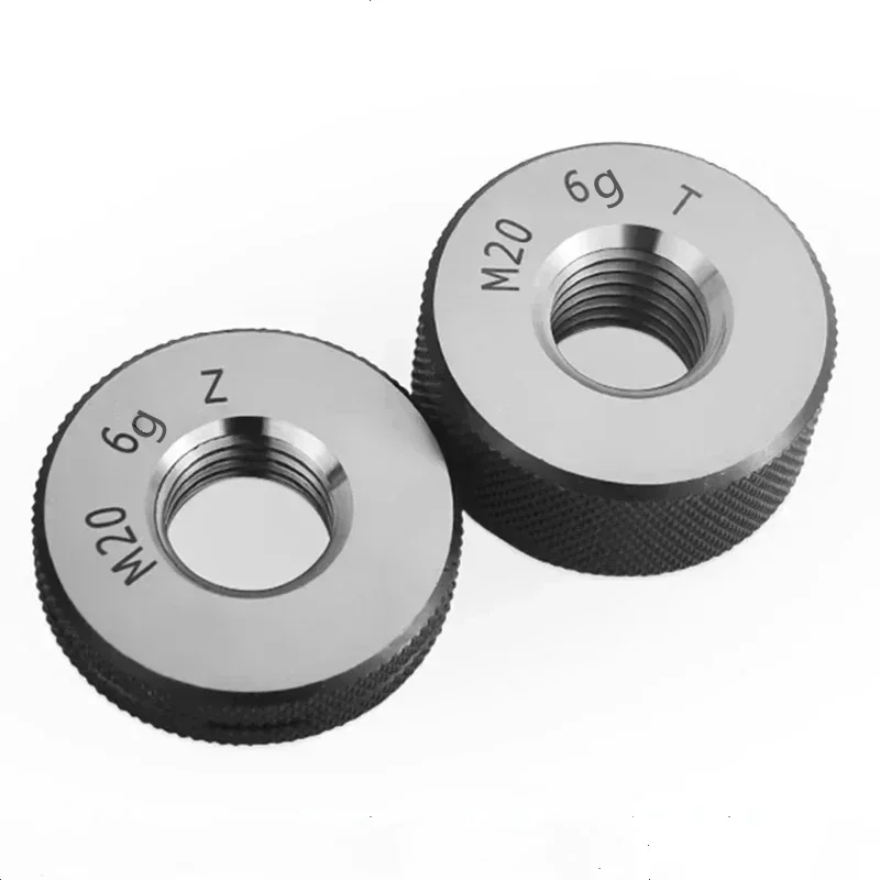Medidor Métrico de Alta Precisão Medidor de Anel de Rosca Medidor de Parafuso Interno Ferramenta de Teste de Rosca de Passo Fino M1-m32-m42 Não Vai Precisão 6g