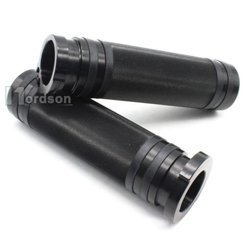 

25mm Black Motorcycle CNC Handlebar Hand Grip 25mm Handle Bar Grips For Harley Sportster XL 883 1200 Touring Dyna Softail Road K