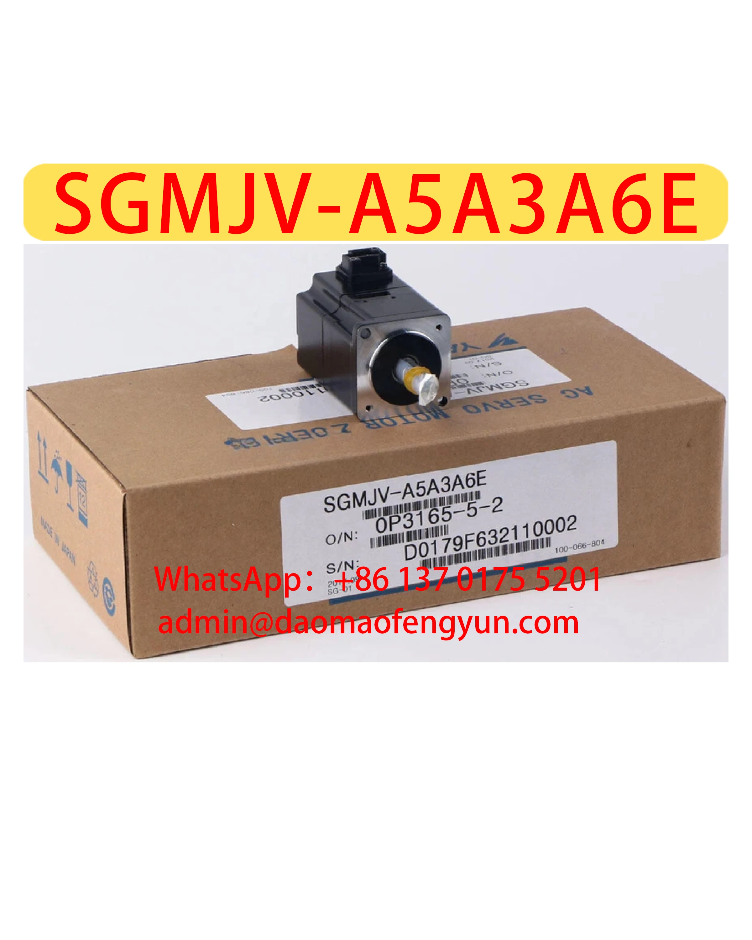 SGMJV-A5A3A6E Brand New Servo Motor Original Genuine，Fast shipping