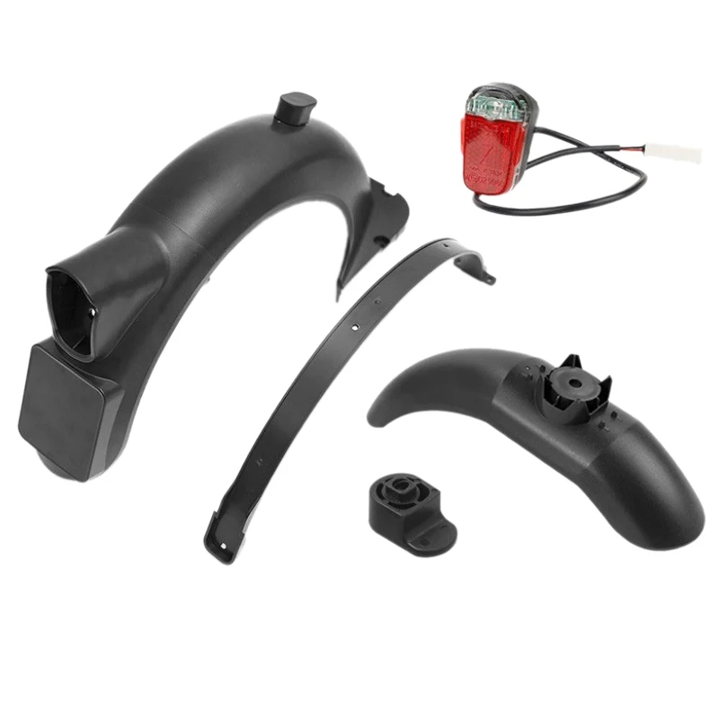 Rear  For Ninebot  Electric Scooter MAX G30 G30D Water Baffle Guard Rear Taillight Wheel Mudguard Accessories