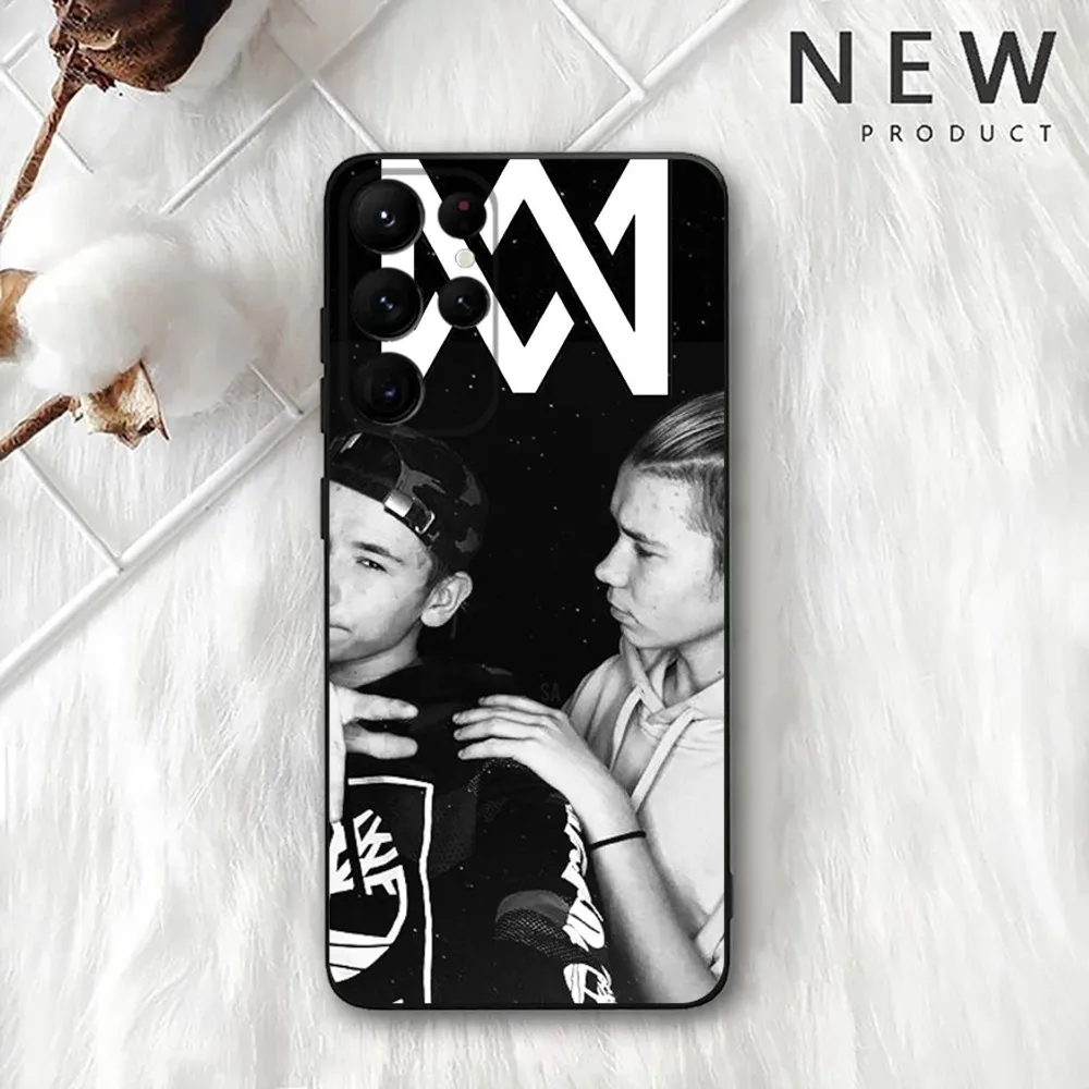 Marcus and Martinus Phone Case For Samsung Galaxy A20,A21s,A22,A31,A32,A52,A53,A72,73,A80,A91 Soft Black Cover