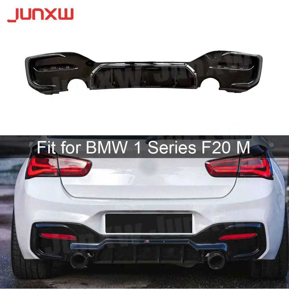 

ABS Rear Diffuser Bumper Lip Spoiler for BMW 1 Series F20 M Sport M135i M140i 2016-2018 Rear Bumper Bodykits Accessories