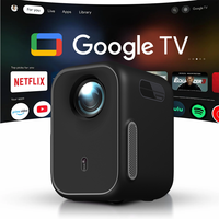 Wupro G2 4K Portable Projector With Google TV & Netflix Certified Full HD Smart WiFi6 Auto Focus Dolby Audio HDR10 Home Cinema