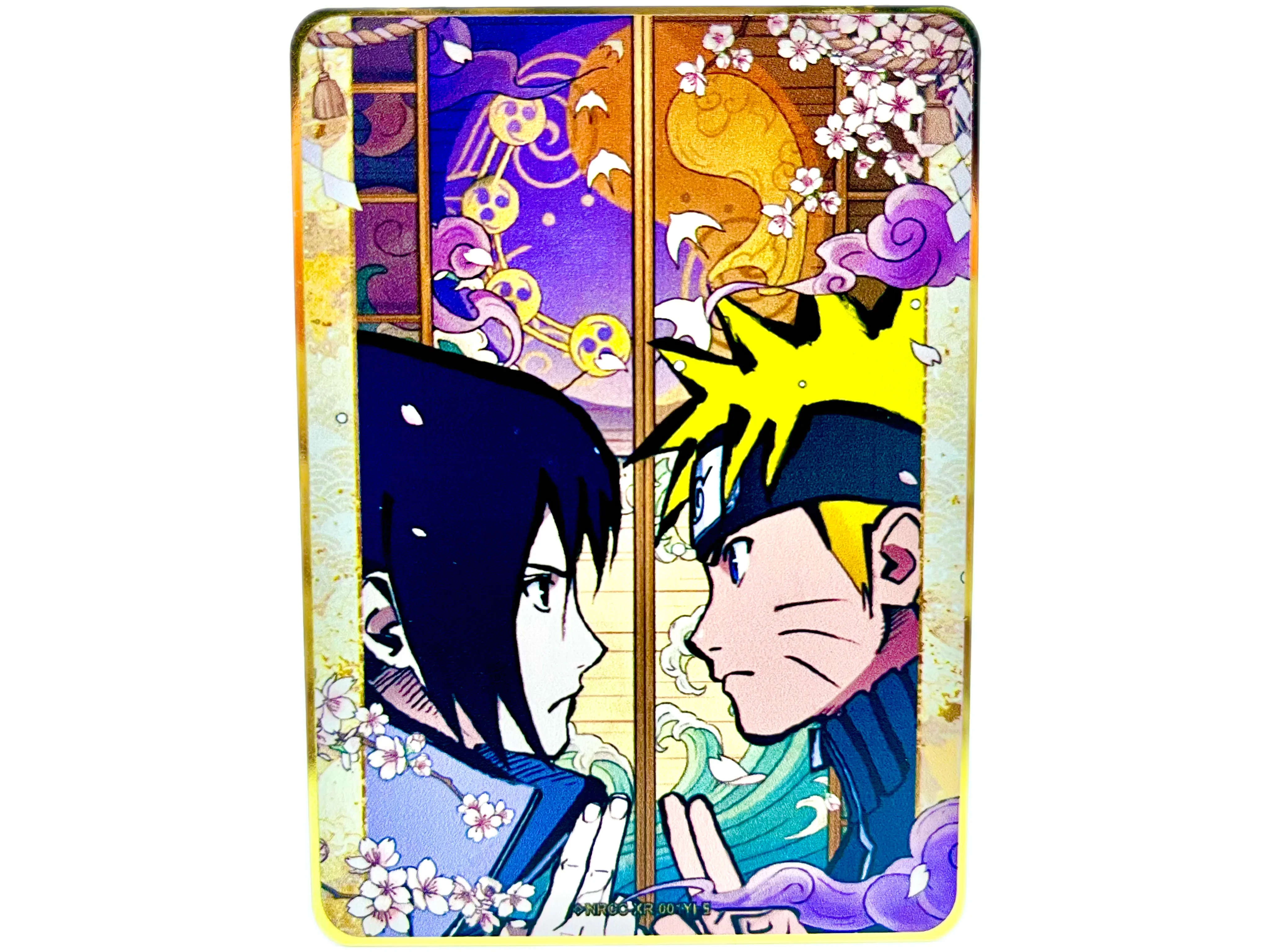 Naruto Card Handmade Anime Metal Cards SE Series Uzimaki Sasuke Jiraya Rare Collection Card Kids Toy Birthday Gifts