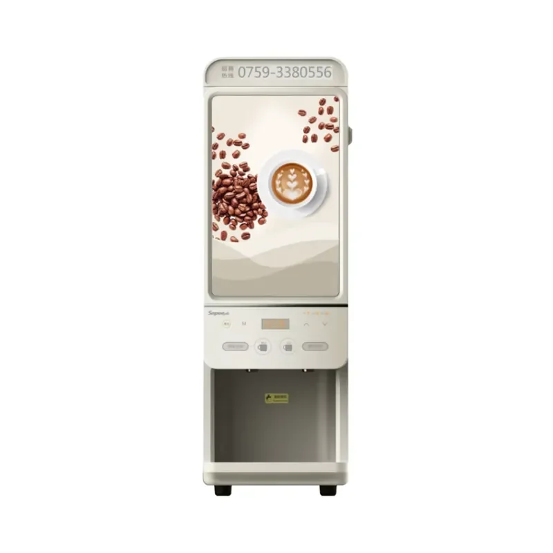 for Commercial 1800W Automatic Coffee Vending Machine 220V White Bean to Cup Brewer Office Hotel Restaurant Self Service