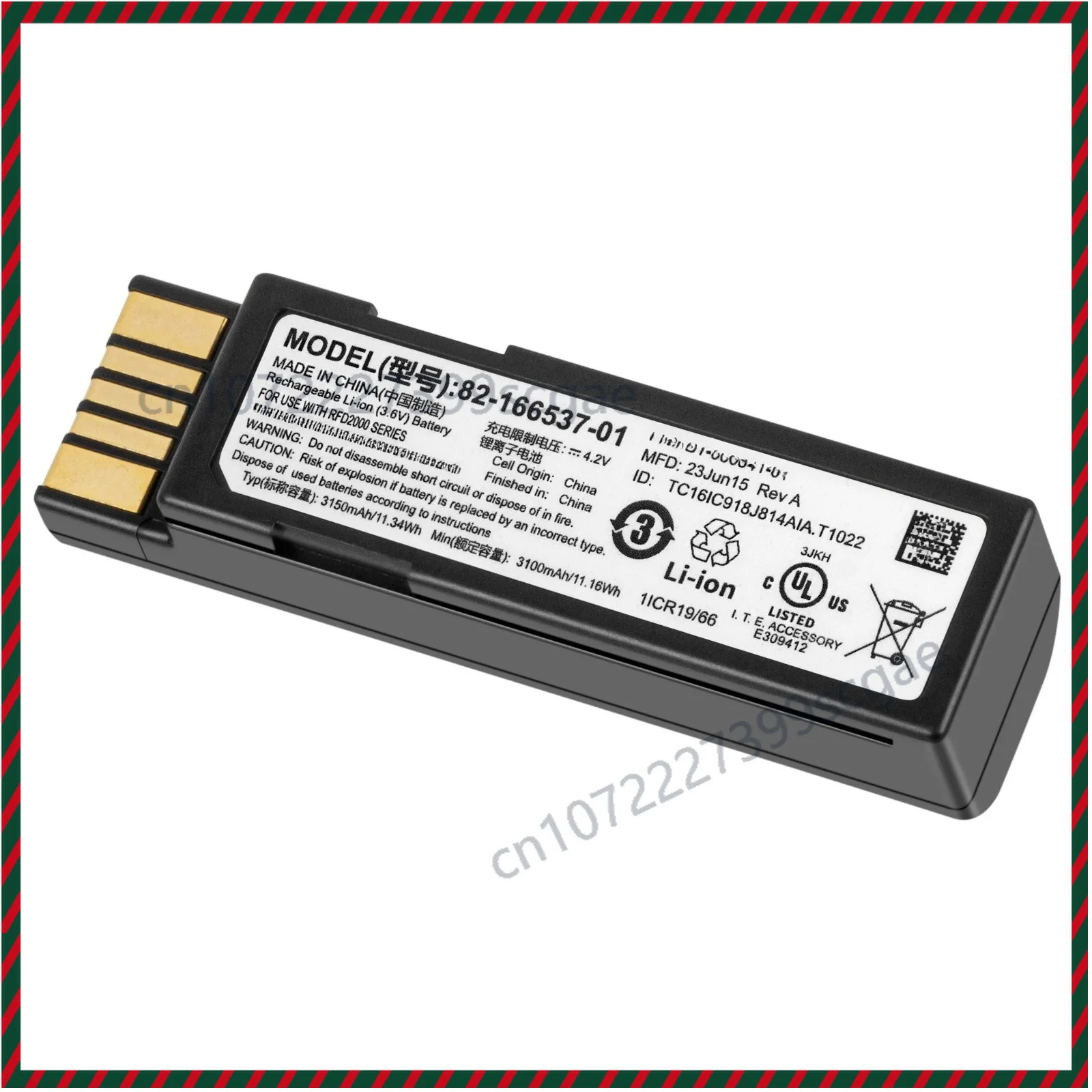 Replacement Battery 82-166537 82-176890-01 For Zebra LI3678 DS3678 DS8178 Barcode Scanner
