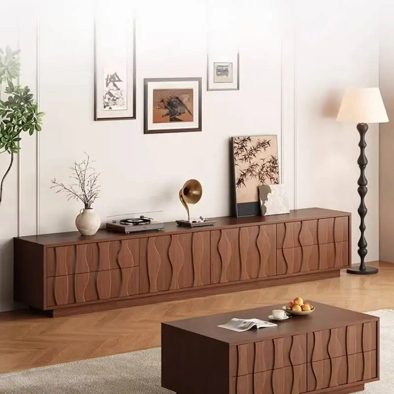 

Wood Brown Tv Cabinet Simple Drawers European Storage Lounges Tv Cabinet Living Room Nordic Fernsehtisch Furniture For Home