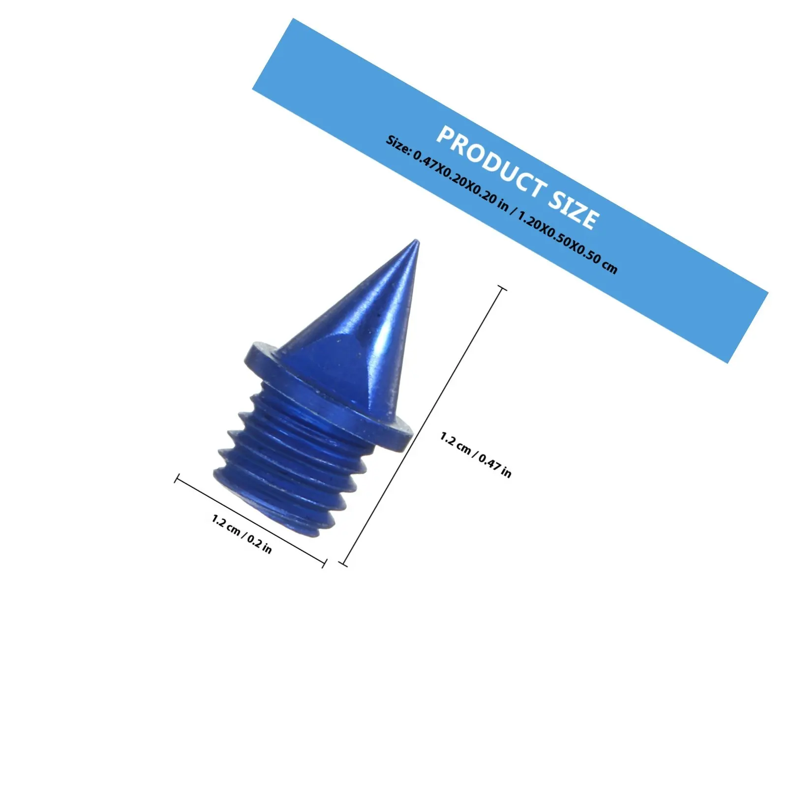 1Set Carbon Steel Track Spikes Running Spike Shoes Replacement Light Weight Slip Resistant for Outdoor Sports Golf Baseball view 2