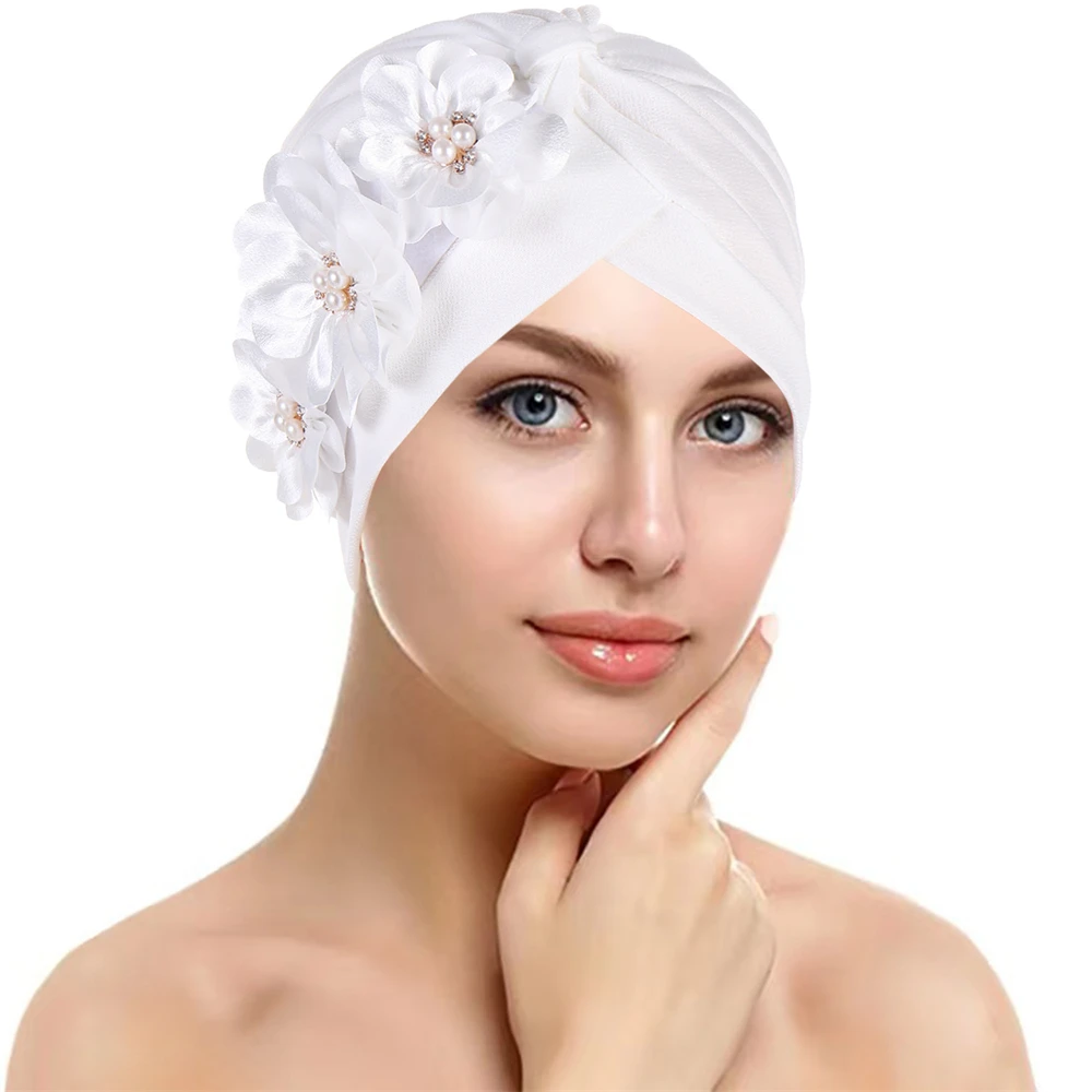 

Мусульманская мода, женский хиджаб, цветочный турбинт, исламская индийская химиотерапевтическая шляпа, шапочки, шапка от выпадения, рак, бандана, головной платок, накидка