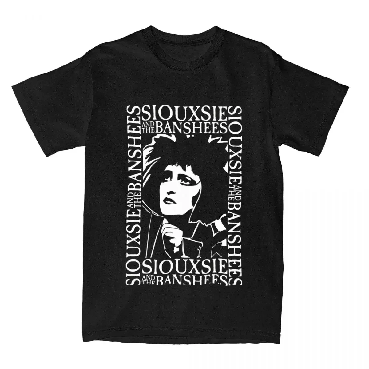 Siouxsie And The Banshees T Shirts Men Pure Cotton Creative T-shirts Round Neck Siouxsie Sioux Tees Short Sleeve Tops Gift